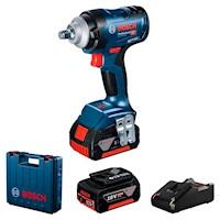 Llave De Impacto Bosch GDS 18V-400+2 Baterías 4ah + Cargador