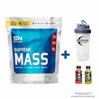 SUPREME NUTRITION SUPREME MASS 12 LIBRAS CHOCOLATE + SHAKER