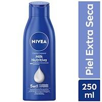 Crema Corporal Nivea Body Milk Extra Seca - Frasco 250 ML