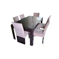 HYS COMEDOR + 6 SILLAS NIMES HYS