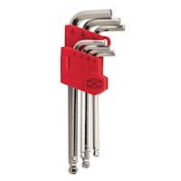 Juego Llaves Allen Hexagonales Punta Bola 7Pzas Truper 15551
