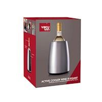Cubitera Enfriadora de Vino Vacu Vin Acero Elegante