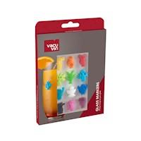 Marcador de Vaso Vacu Vin Party People x12unid