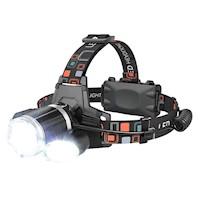 Linterna de Cabeza LED Bossney T6 con Luces Laterales y 4 Modos