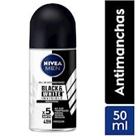 Nivea Deo Hombre Roll Invisible B&W - Frasco 50Ml