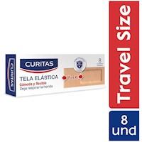 Curitas Tela Elástica - Caja 8 UN