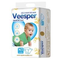 Pañal Paquetito Veesper Premium Sotf Talla M - Bolsa 7 UN