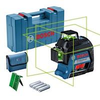 Nivel laser 360º 30M a Bateria Luz Verde Bosch GLL 3-80G