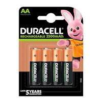 Pilas Recargables Duracell De 2500 Mah