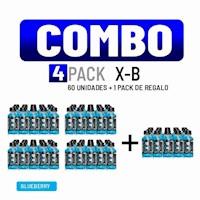 COMBO UNIVERSE NUTRITION - X-B PACK 60 UNID. BLUEBERRY + 1 PACK GRATIS