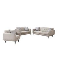 JUEGO DE SALA 3-2-1 BUCAREST - BEIGE