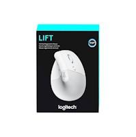 Mouse Gamer Logitech Lift Vertical Wireless Ergonomic Bt White