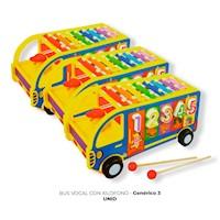 3 UNID BUS VOCAL CON XILOFONO
