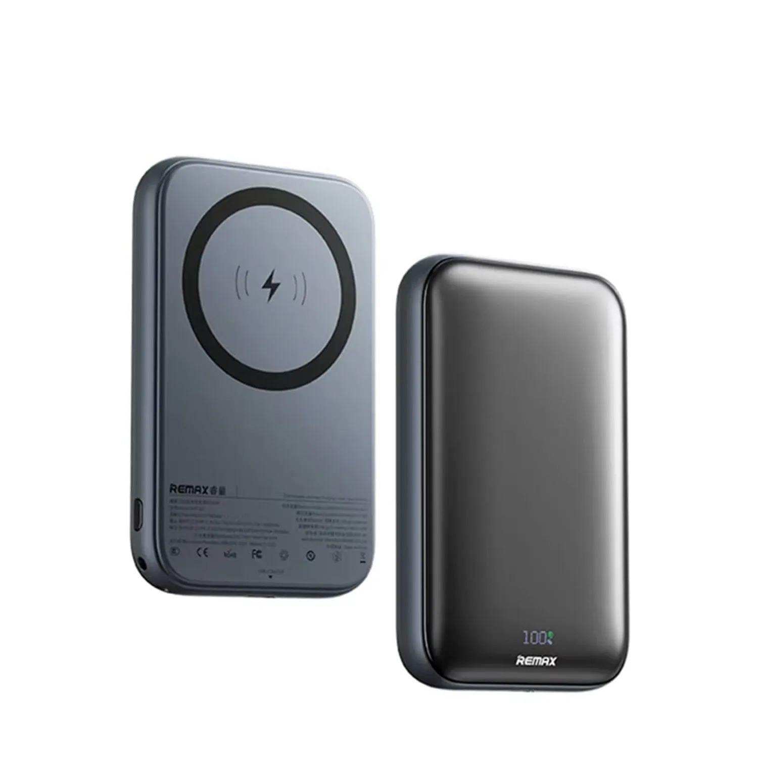 POWER BANK INALAMBRICO MAGNETICO 10000mha PD20W- AZUL