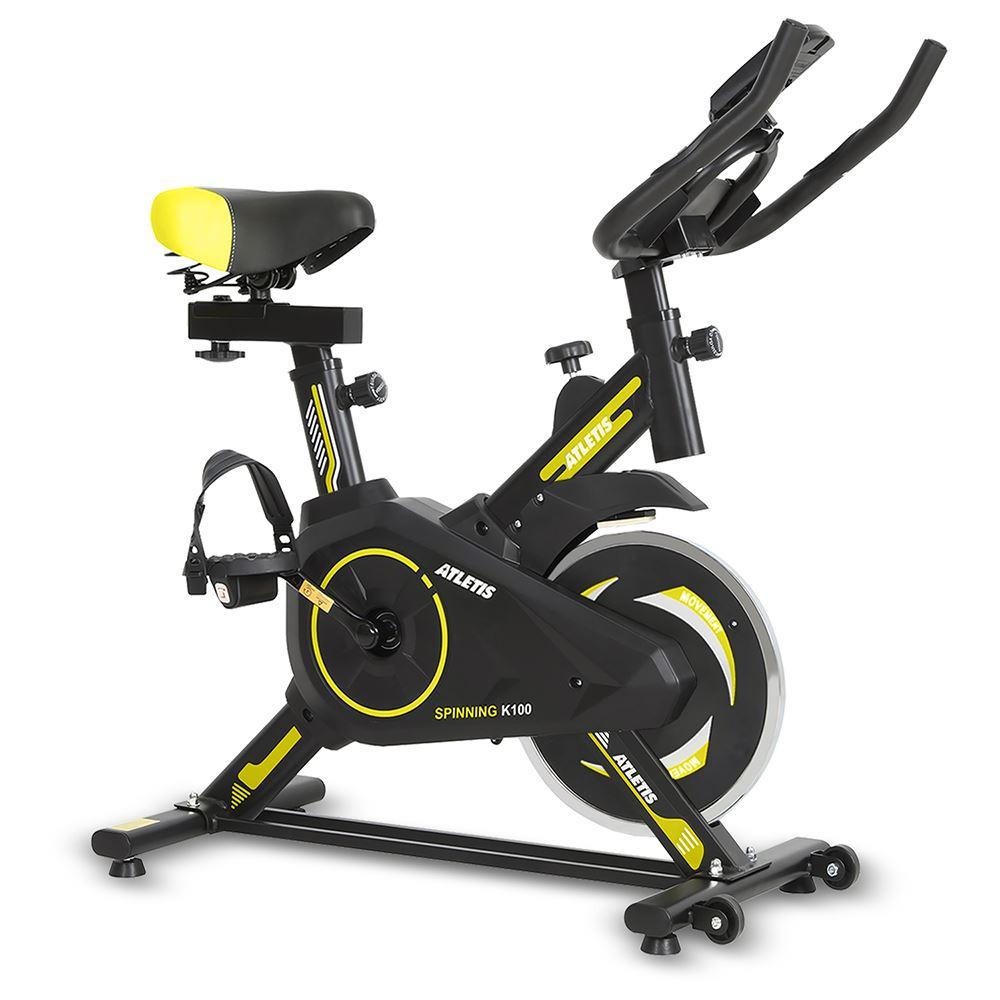 Bicicleta Spinning K100 Amarillo