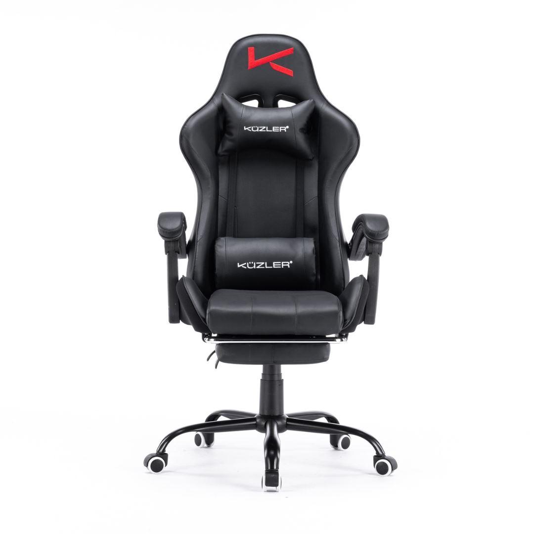 Silla Gamer Kuzler  - Con Masajeador Lumbar Color Negro