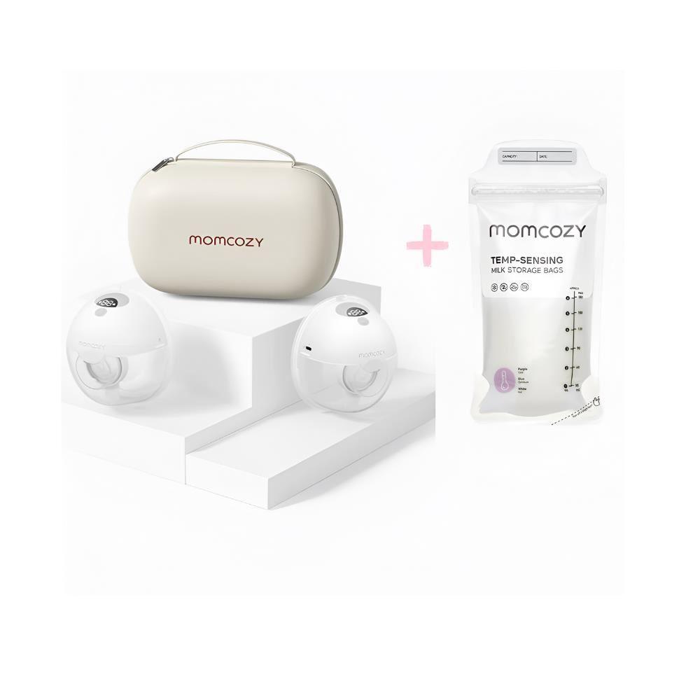 Extractor de leche Momcozy M5 + 7 bolsas de almacenamiento de Leche materna