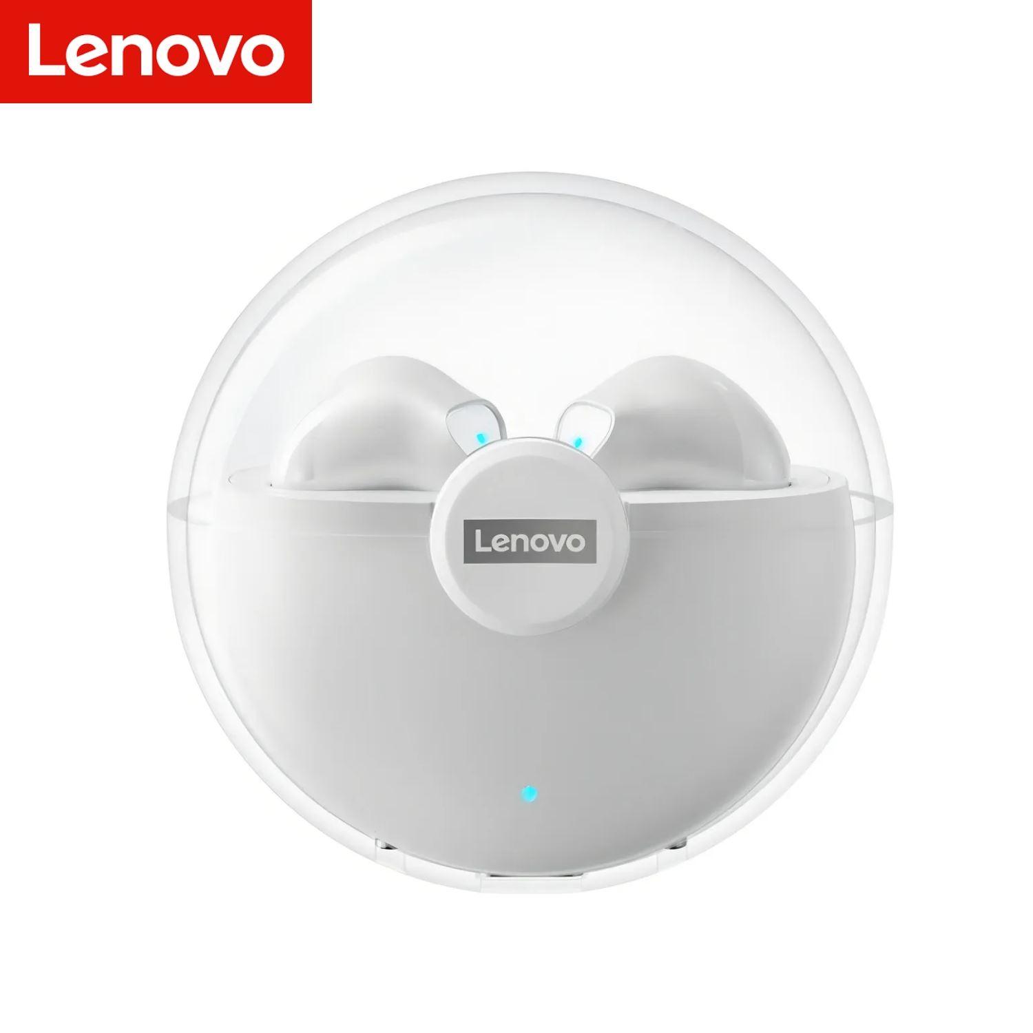 Audifono Bluetooth Lenovo LP80 Tws Inalámbricos Blanco