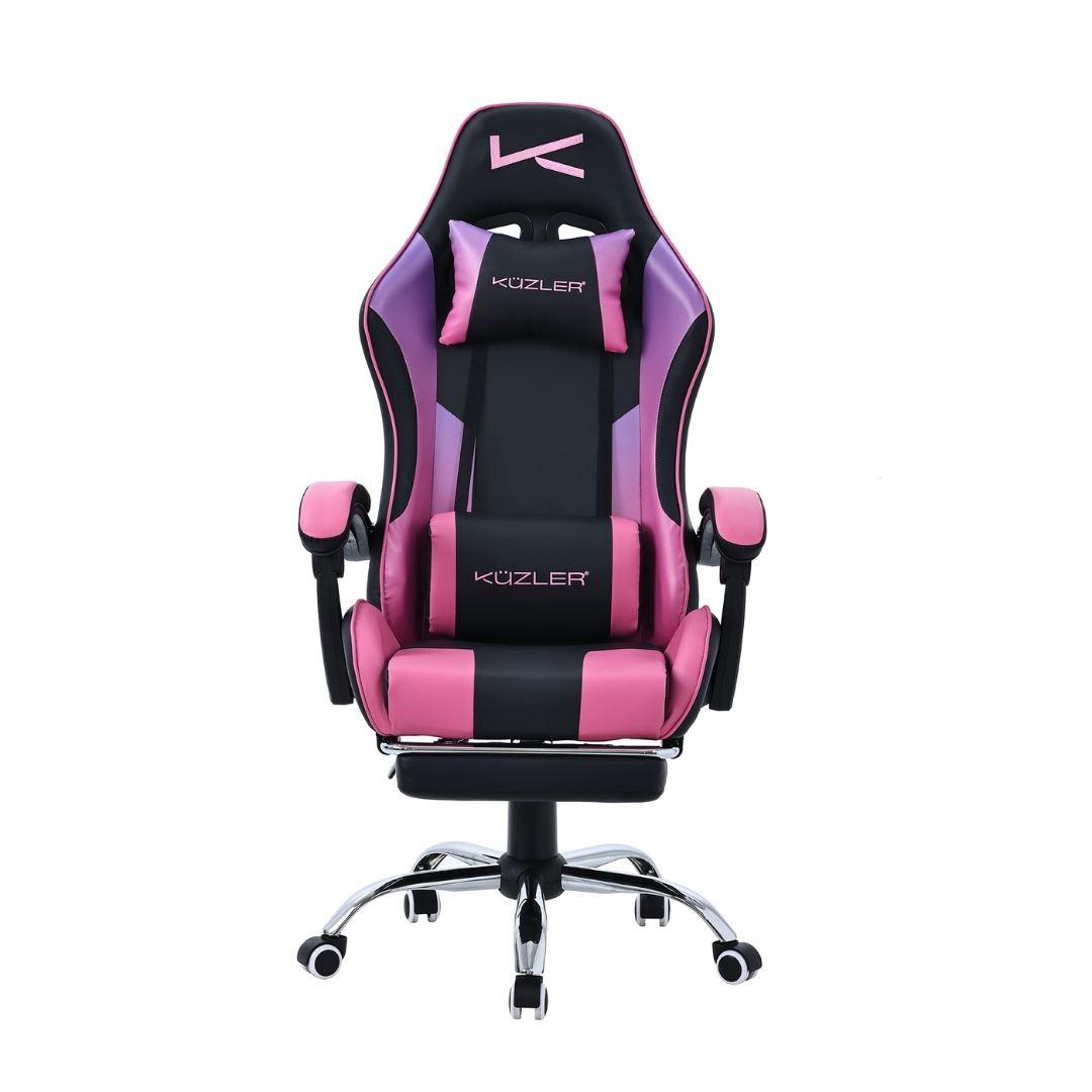 Silla Gamer Kuzler  - Con Masajeador Lumbar Color Morado