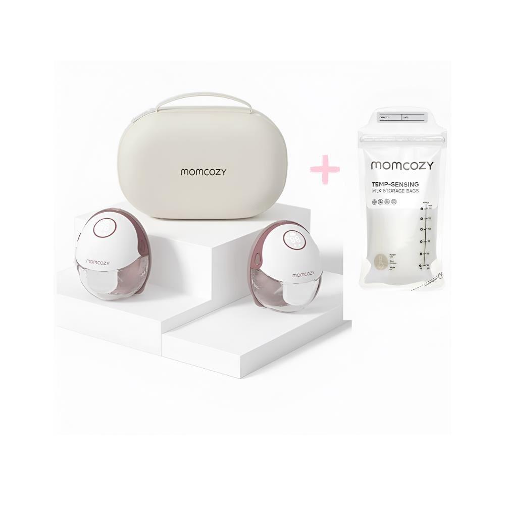 Extractor de leche Momcozy M6 + 7 bolsas de almacenamiento de leche materna