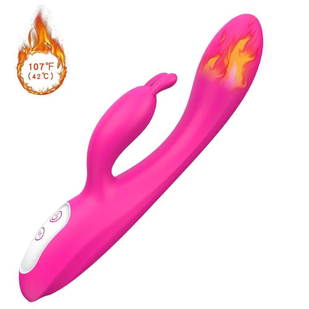 Vibrador Rabbit Doble Estimulación con Función de Calor