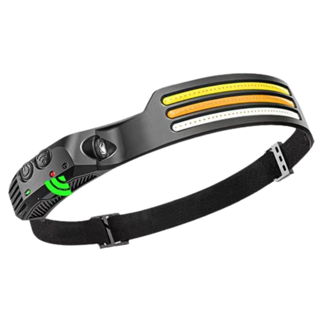 Linterna de Cabeza 3 Líneas BOSSNEY Linterna Frontal con Sensor L3959