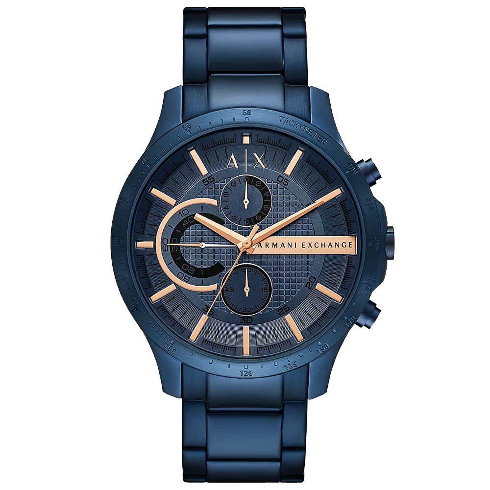Reloj Armani Exchange Hampton AX2430 Para Hombre Cronómetro Azul