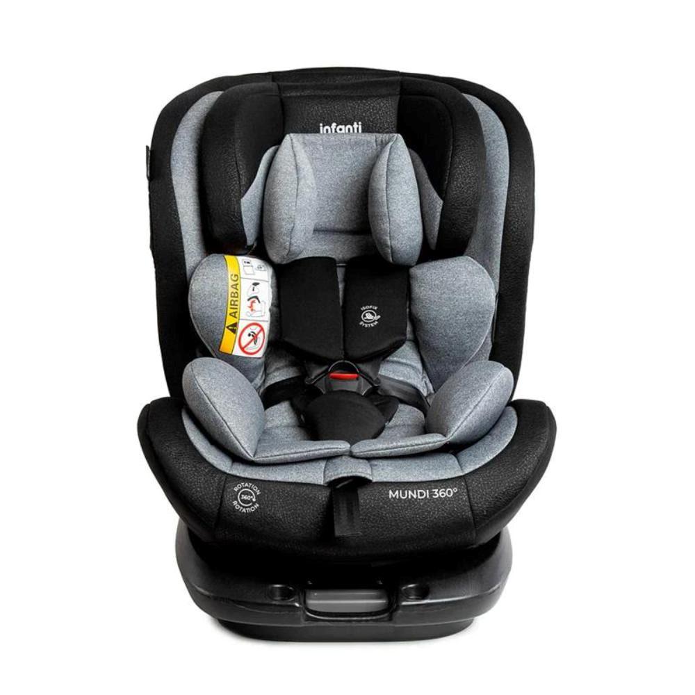 SILLA AUTO CONVERTIBLE MUNDI 360° CINZA