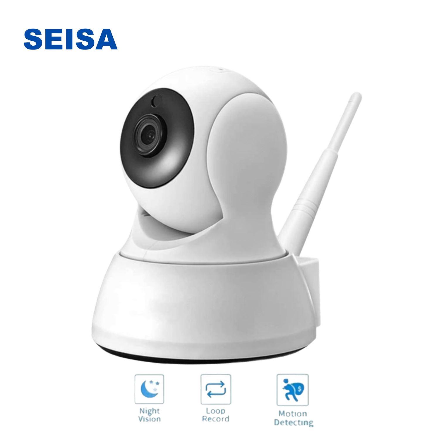 Camara De Seguridad Ip Ipc-Zas01 Wi-Fi 350° 1080P Vision Noc-Sensor Mov