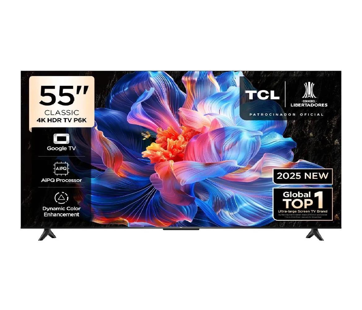 Televisor TCL 55" 4K Ultra HD Smart TV – Modelo 55P6K