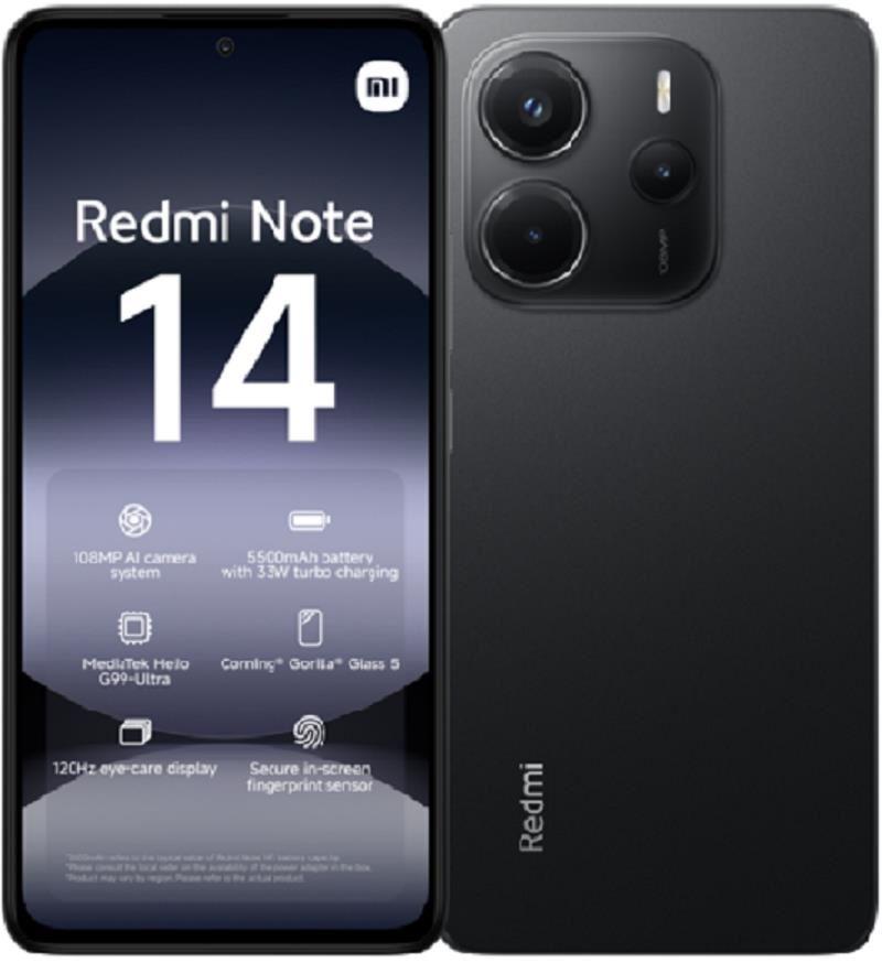 XIAOMI REDMI NOTE 14 128GB 6GB RAM NEGRO