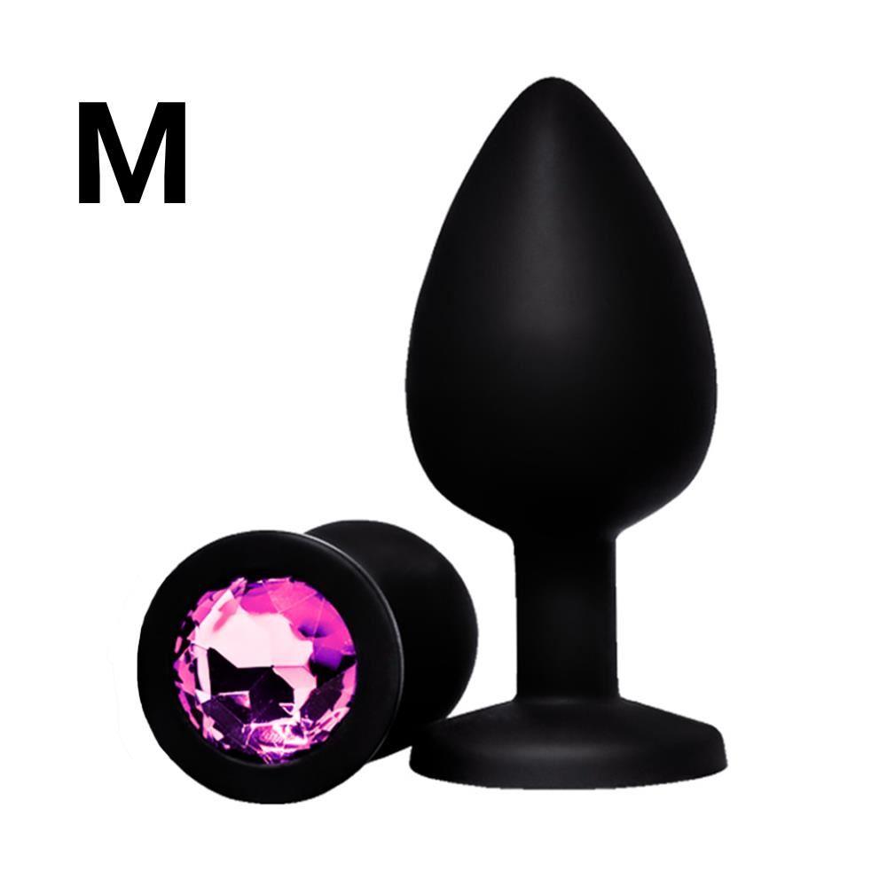 Plug de Silicona Talla M Dilatador Anal Rosado