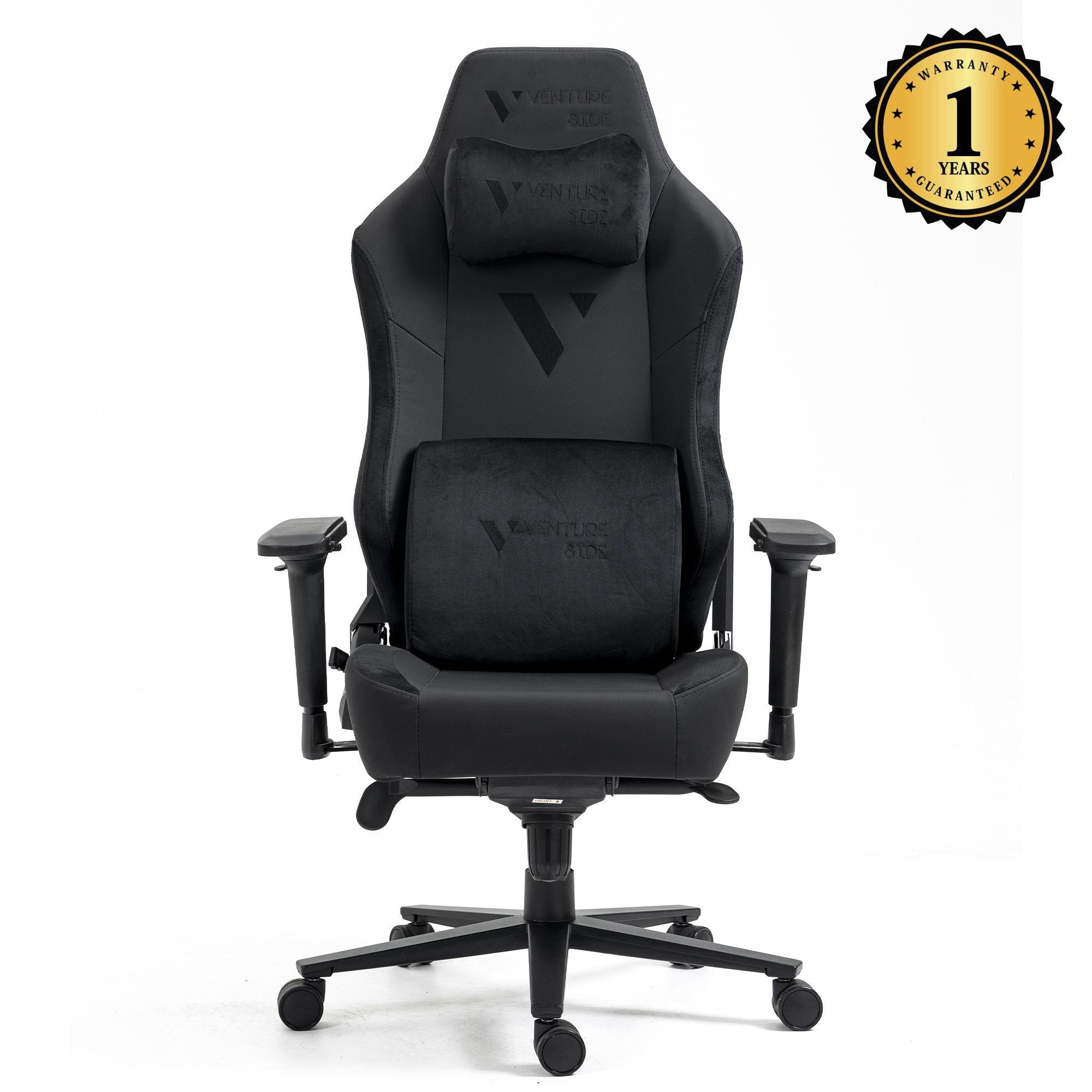 Silla Gamer Venture Side Prime Negro Almohadilla Magnetica Reclinable