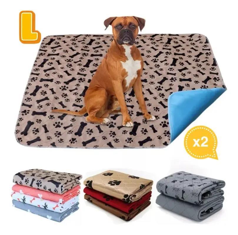 Pañal de Piso Reutilizable para Perros L 80x90cm Super Absorbente