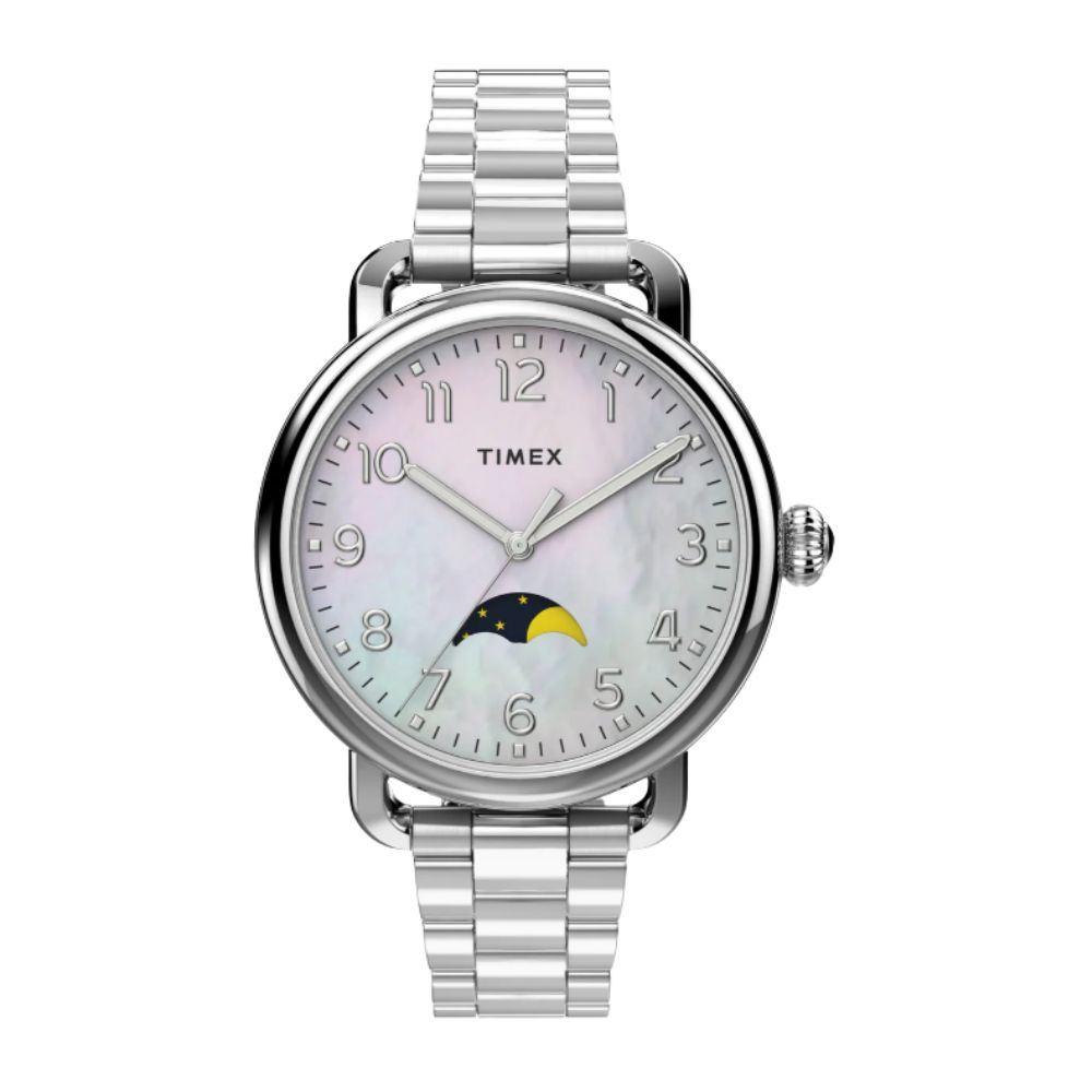 Timex Moonphase Mother of Pearl Ladies Watch