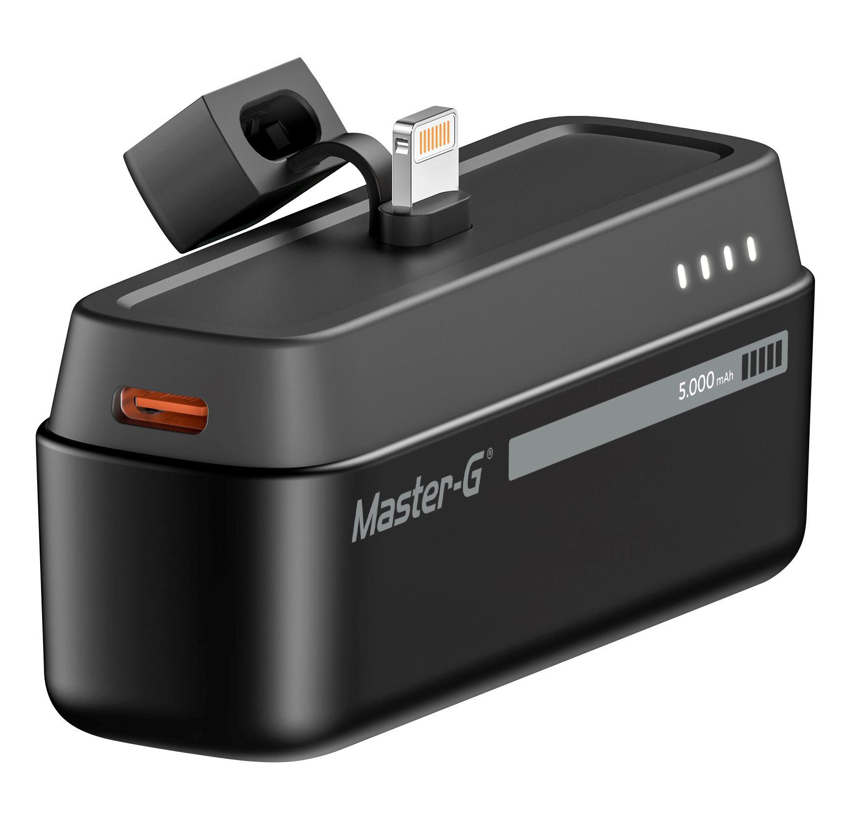 Power Bank Portátil Master-G 5000mAh Lightning iPhone Power Delivery