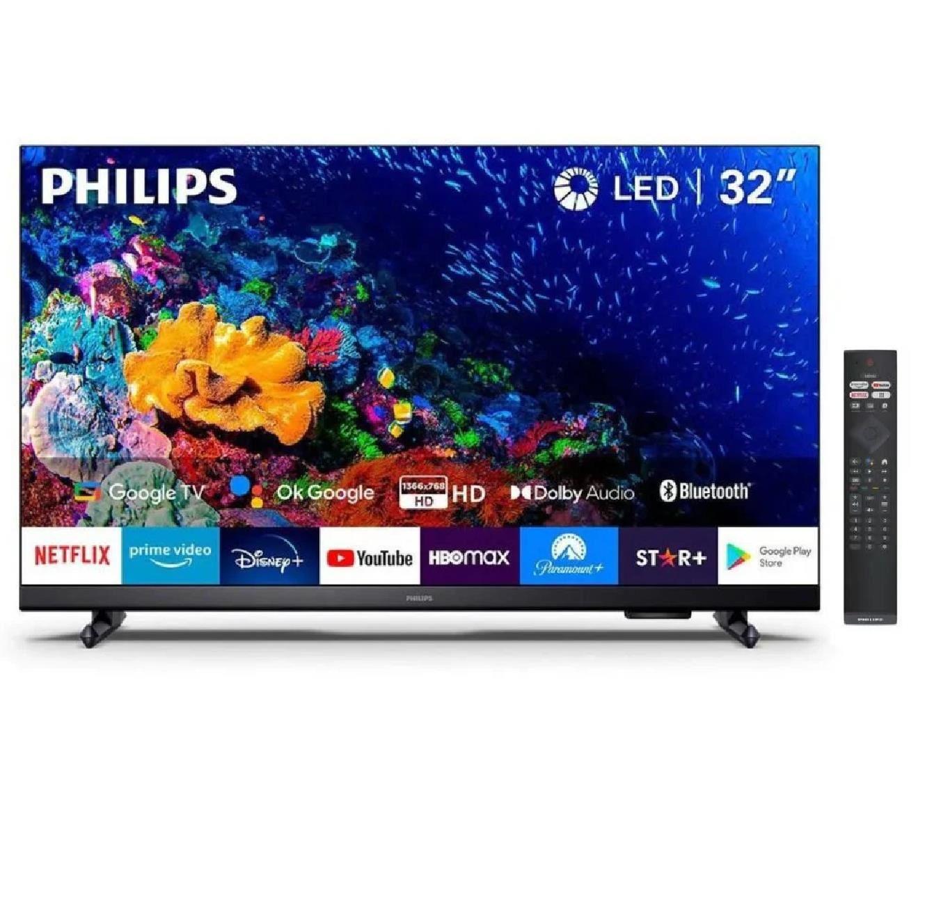 Televisor Philips 32” HD Google TV 32PHD6909