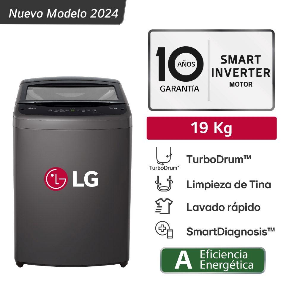 Lavadora LG 19KG TurboDrum Negro WT19BVTB