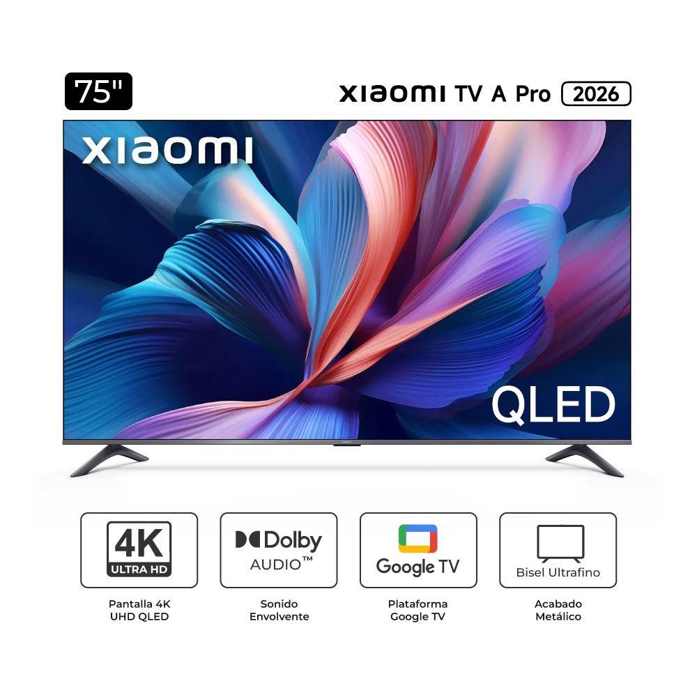 Xiaomi Televisor 75" Smart TV QLED, 4K Ultra HD, A PRO 2026